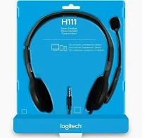 Logitech Stereo Headset H111 – Black (3.5 MM JACK) – 981-000593