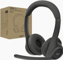 Logitech Zone 305 for Business, Wireless Bluetooth Headset with Microphone, Native Bluetooth, for Microsoft Teams, Compatible with Windows, Mac, Chrome, Linux, iOS, iPadOS, Android